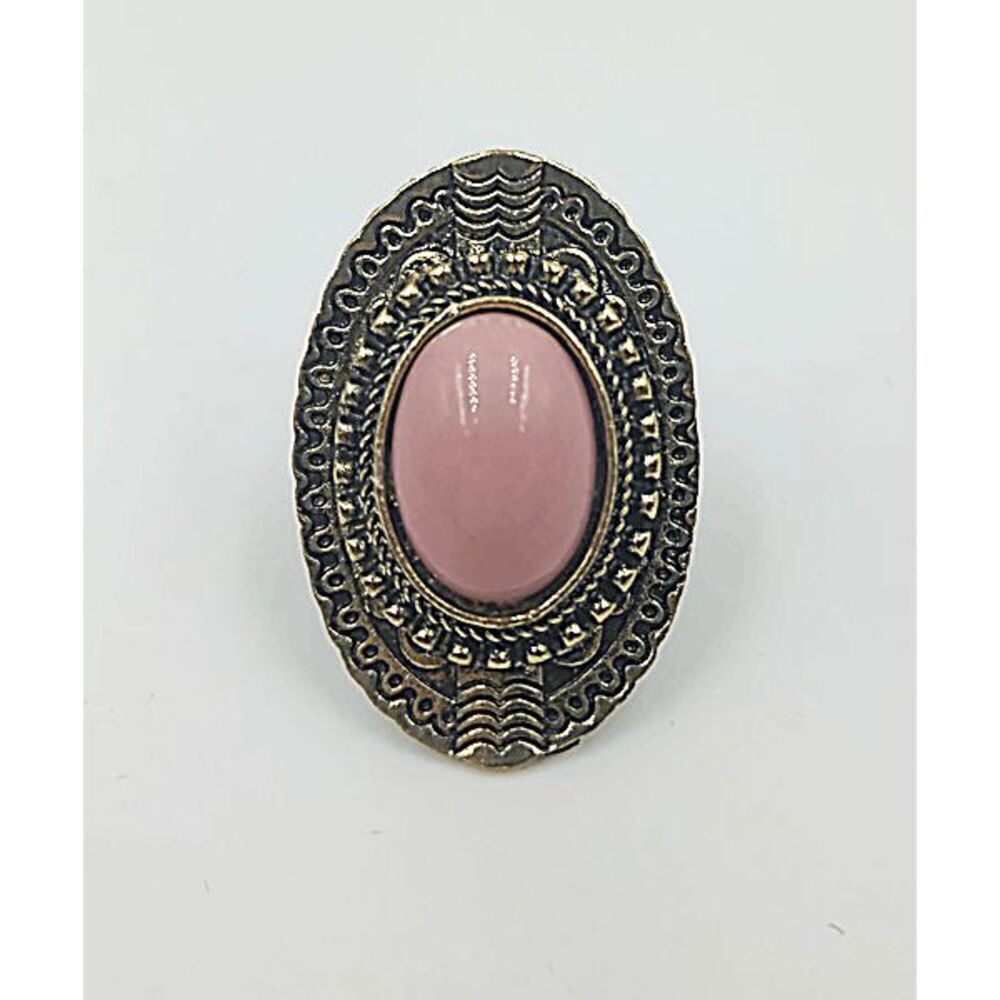 Ladies Pink Aztec Ring - Picture 6 of 7